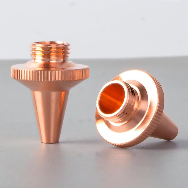 DMK 3D Laser Cutting Nozzle for Raytools/Ospri Fiber Laser Cutting Head Dia.15mm Fiber Laser Nozzle Double Single Layer D15 H19 M8 Caliber 0.8-3.5mm (Double-Caliber 1.5mm) - Image 3
